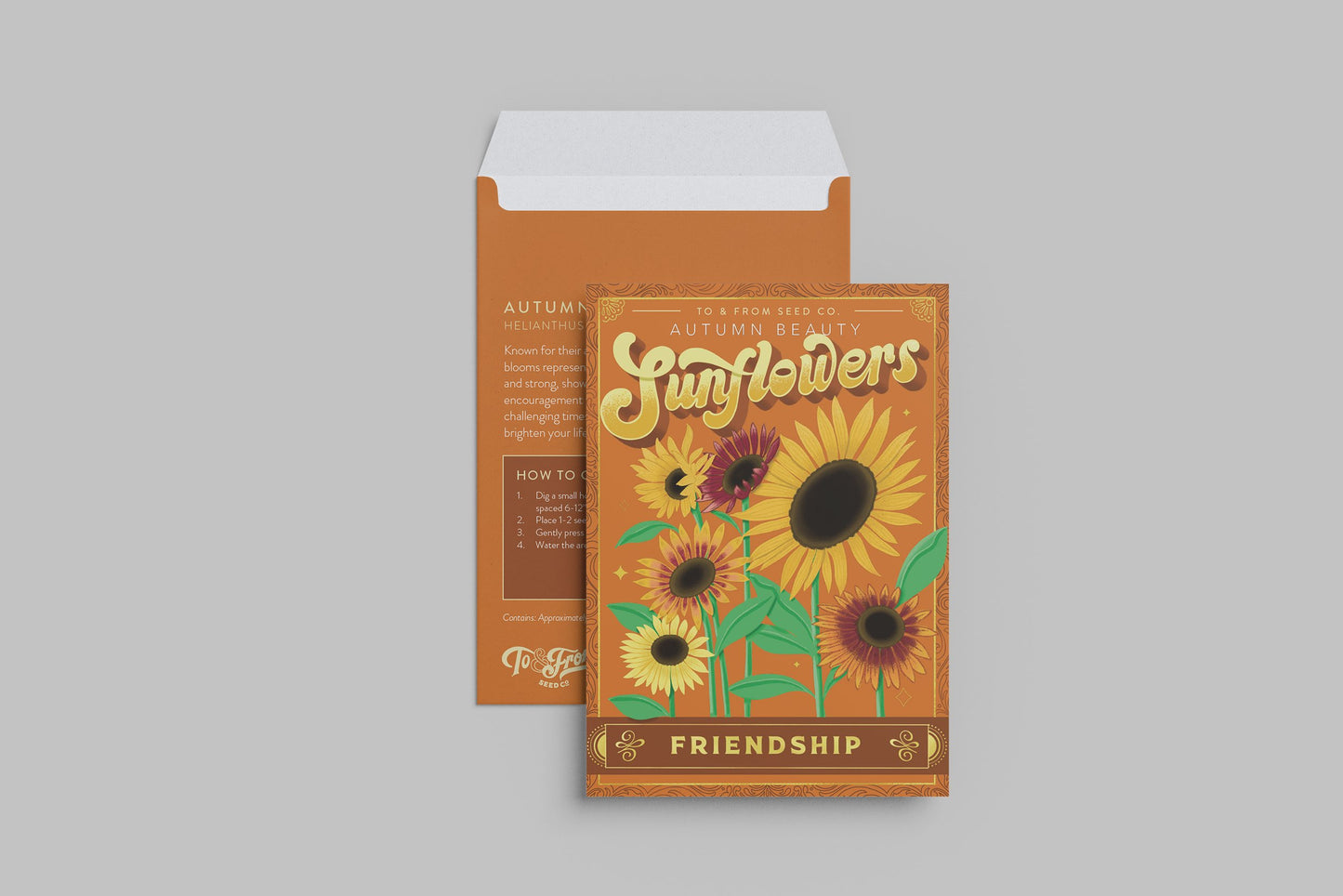 Sunflowers (Friendship) - Seed Packet