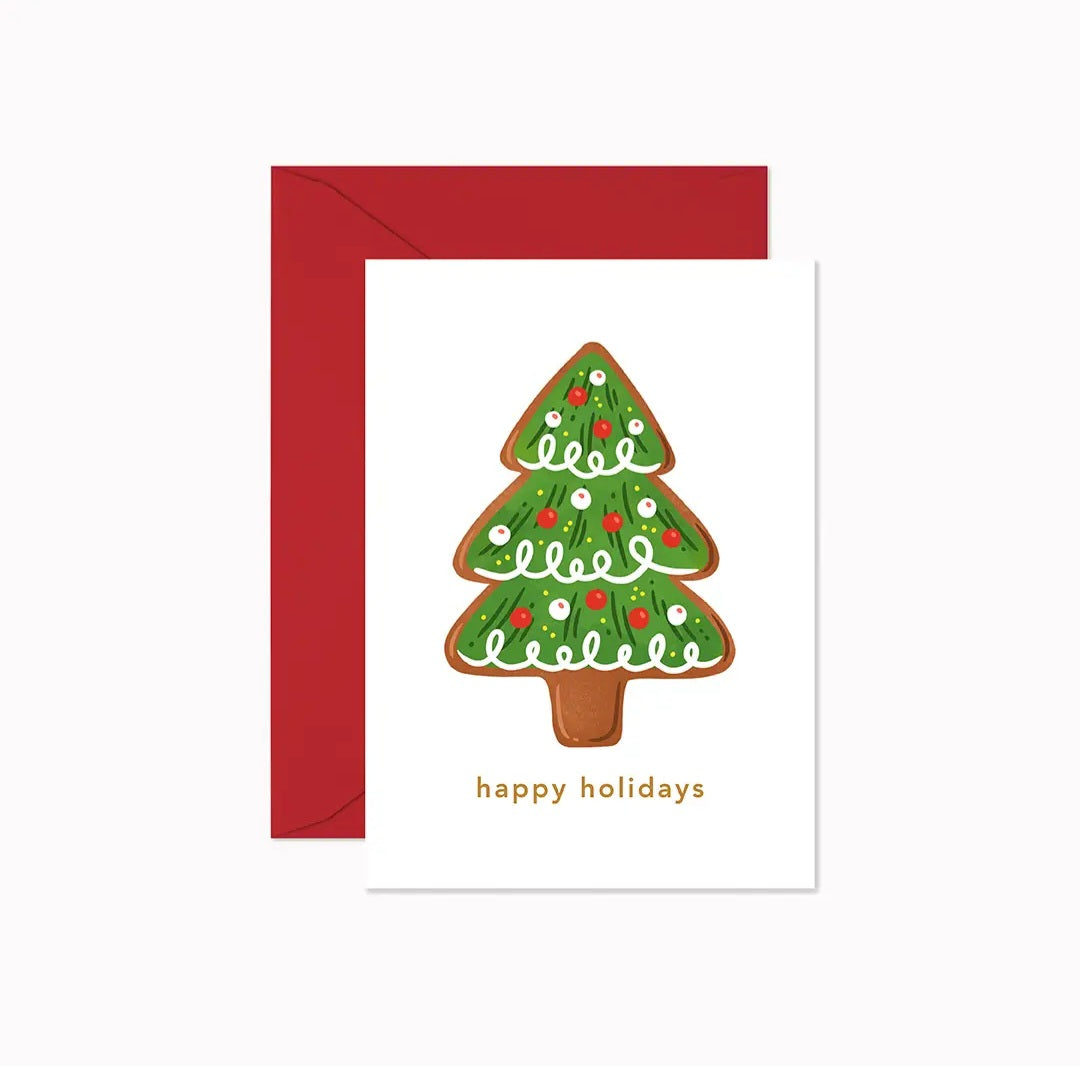 Happy Holidays Cookie Tree | Mini Card