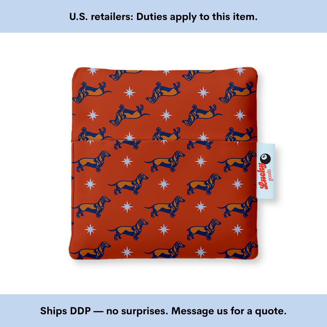 Weenie Starburst Pattern Foldable Nylon Tote