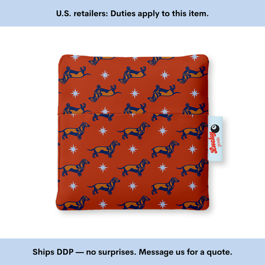 Weenie Starburst Pattern Foldable Nylon Tote