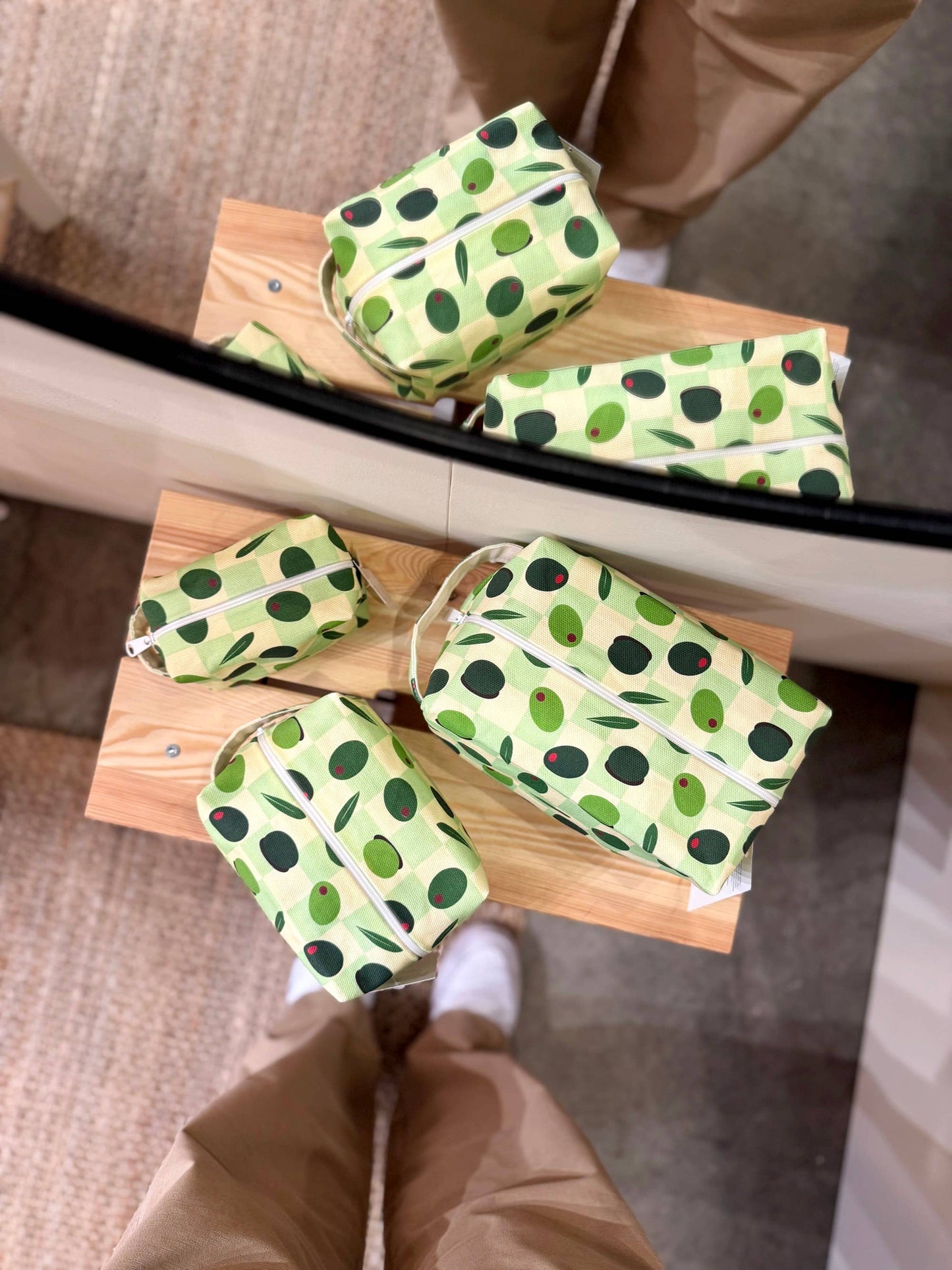 Toiletry Bag - Olives