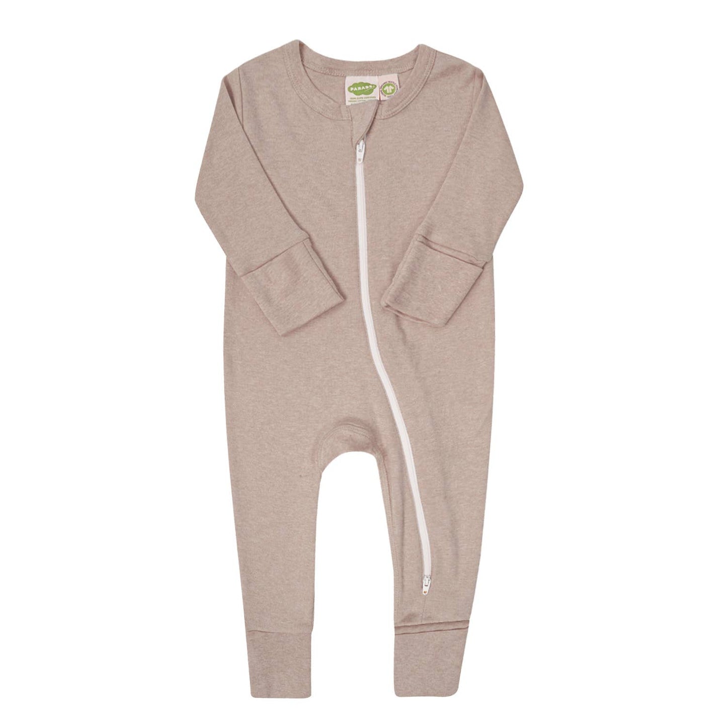 Snuggle Soft Melange '2-Way' Zipper Romper