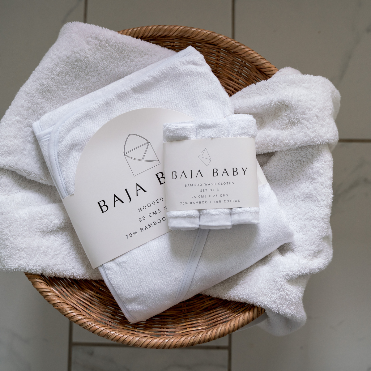 Bamboo/Cotton Wash Cloths | 3 Pack