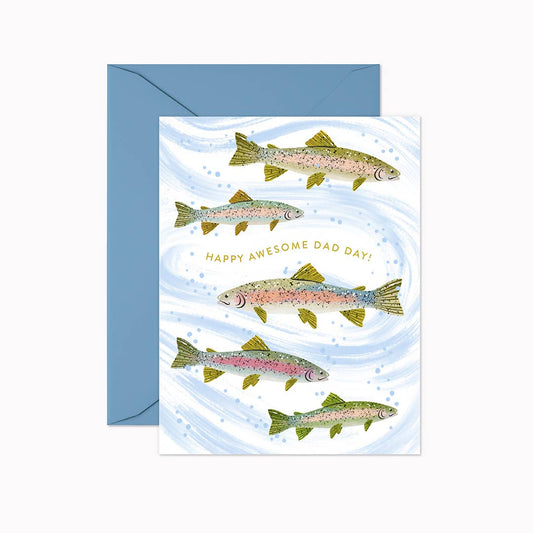 Happy Awesome Dad Day | Greeting Card