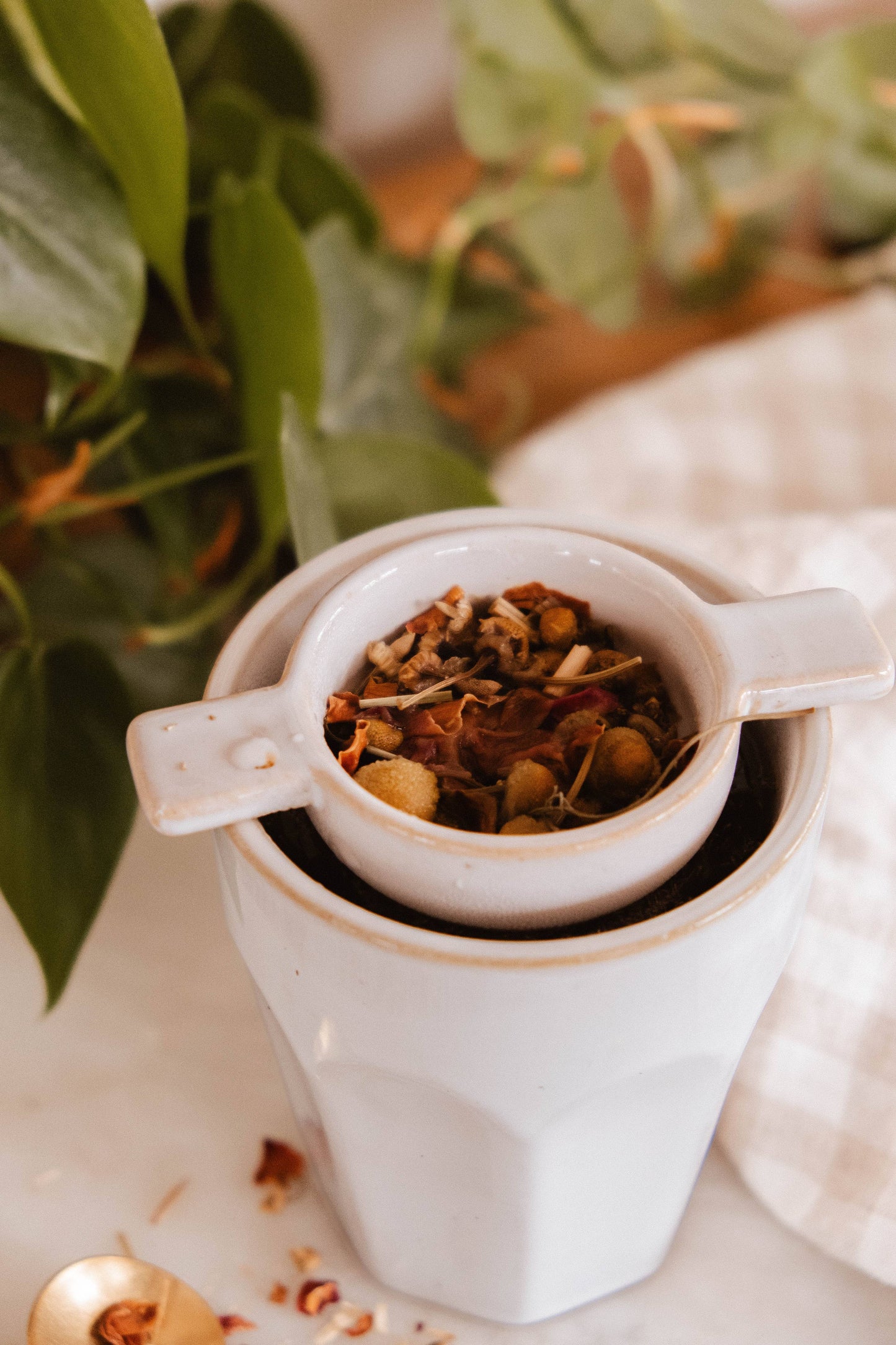 The Infusion Nest – Ceramic Tea Strainer
