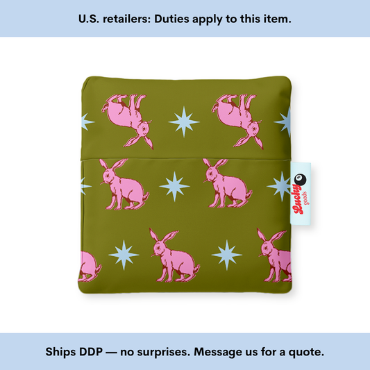 Lucky Rabbit Pattern Foldable Nylon Tote