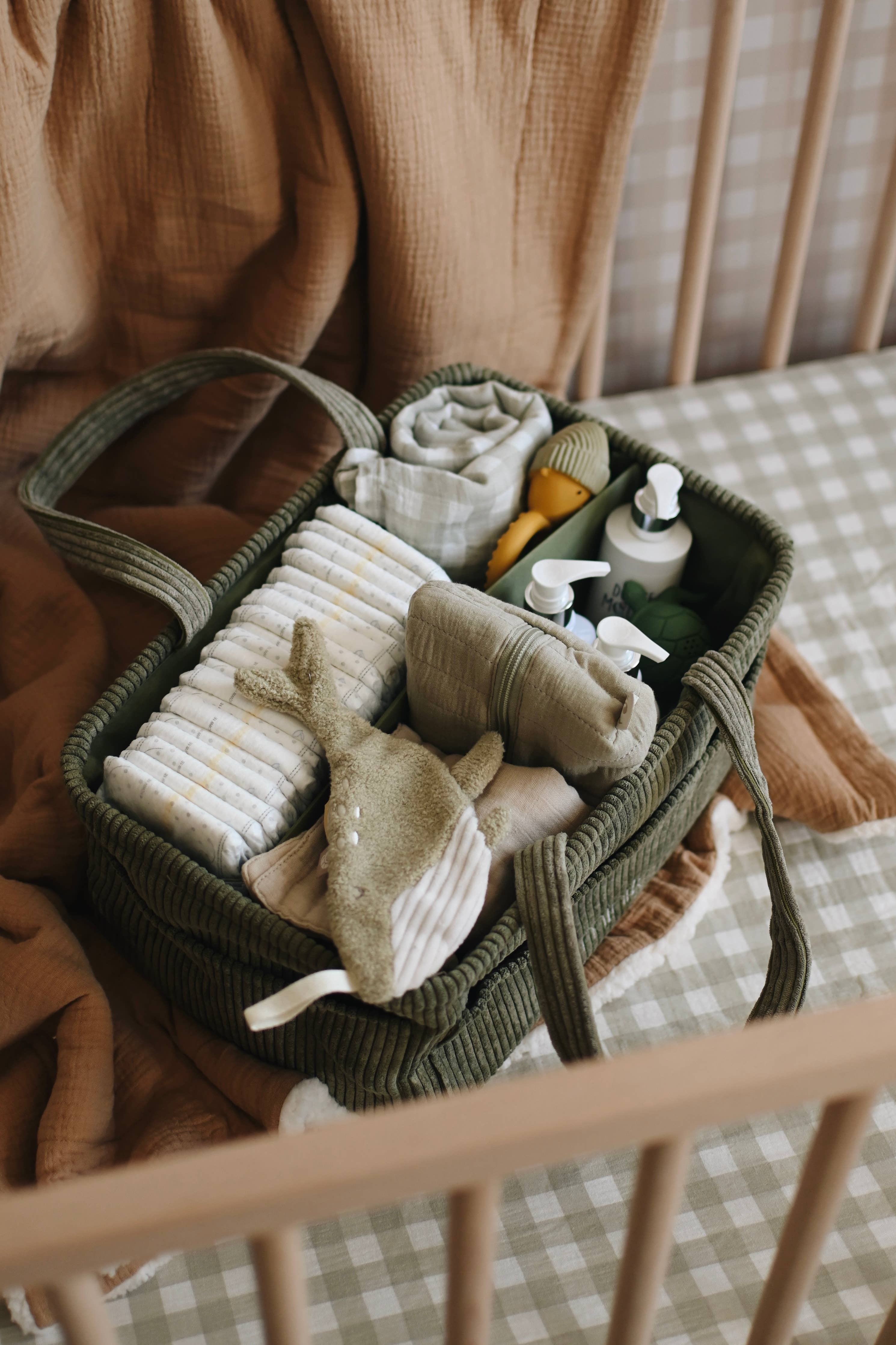 Diaper caddy - Sage – Kala House of Colour