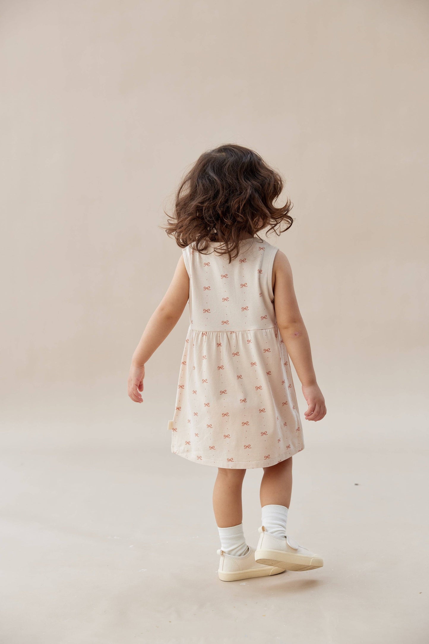 Girl Ruffle Tank Dress-Bowties