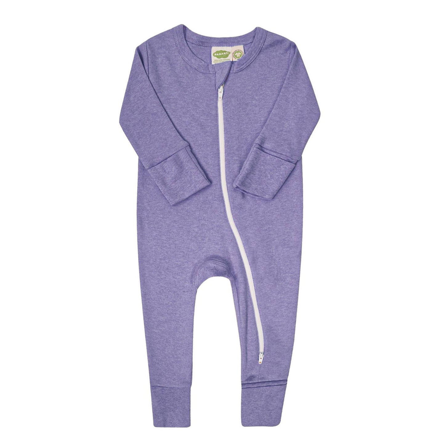Snuggle Soft Melange '2-Way' Zipper Romper
