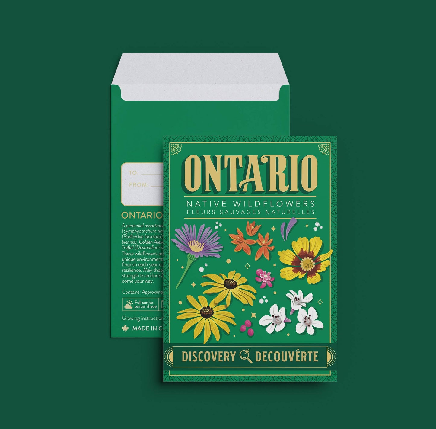 Ontario Native Wildflowers (Discovery) - Seed Packet FOIL