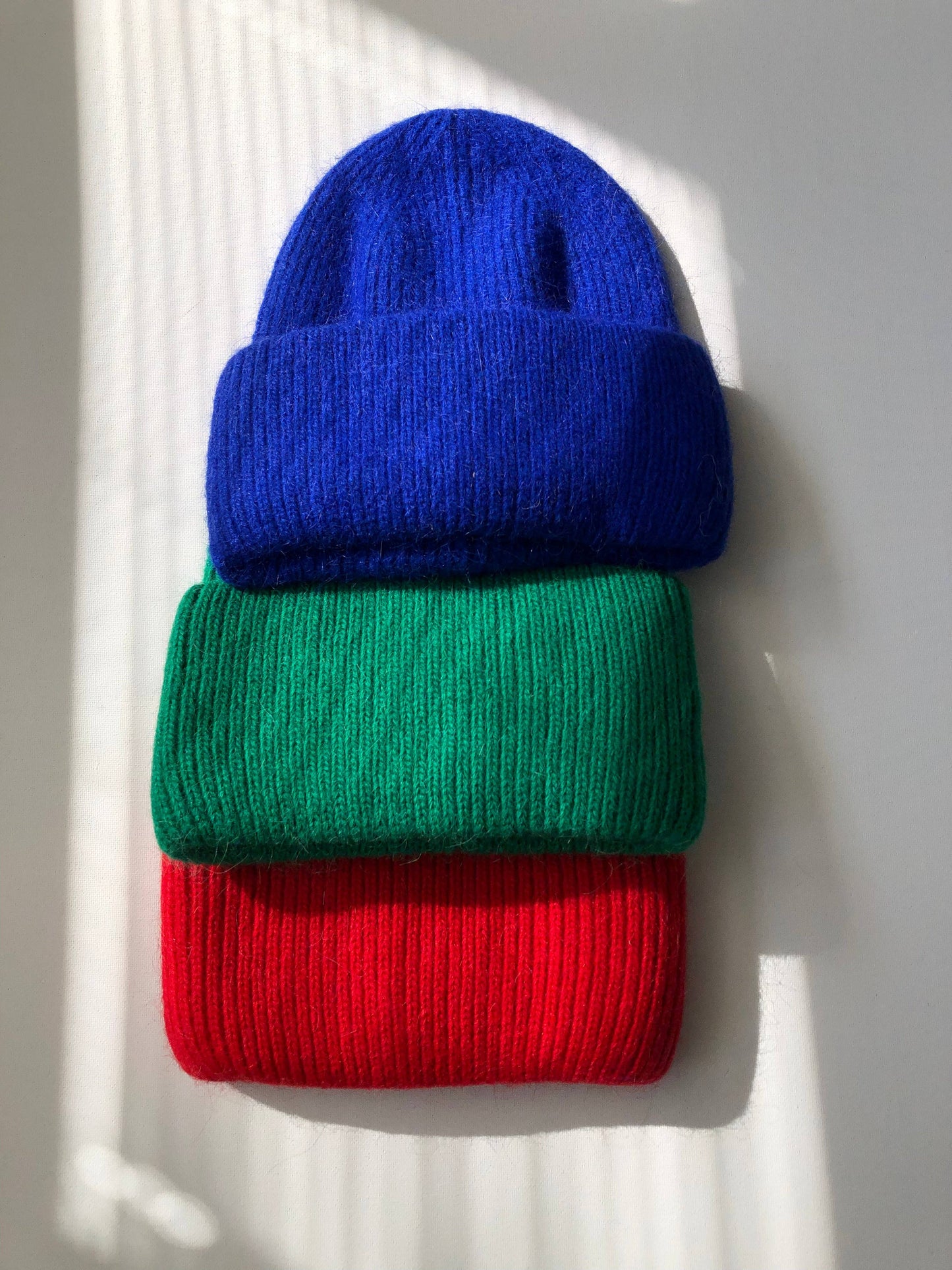 ROYAL ANGORA WOOL BEANIE - crystal brights