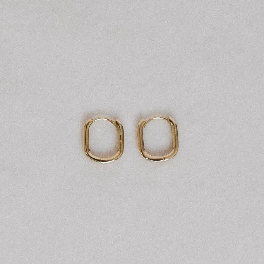 Emma Solid Gold Hoops