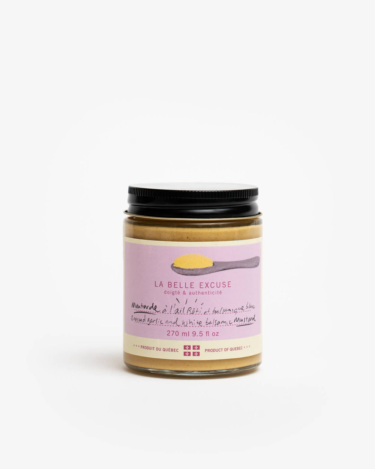 Roasted Garlic & White Balsamic Artisan Mustard