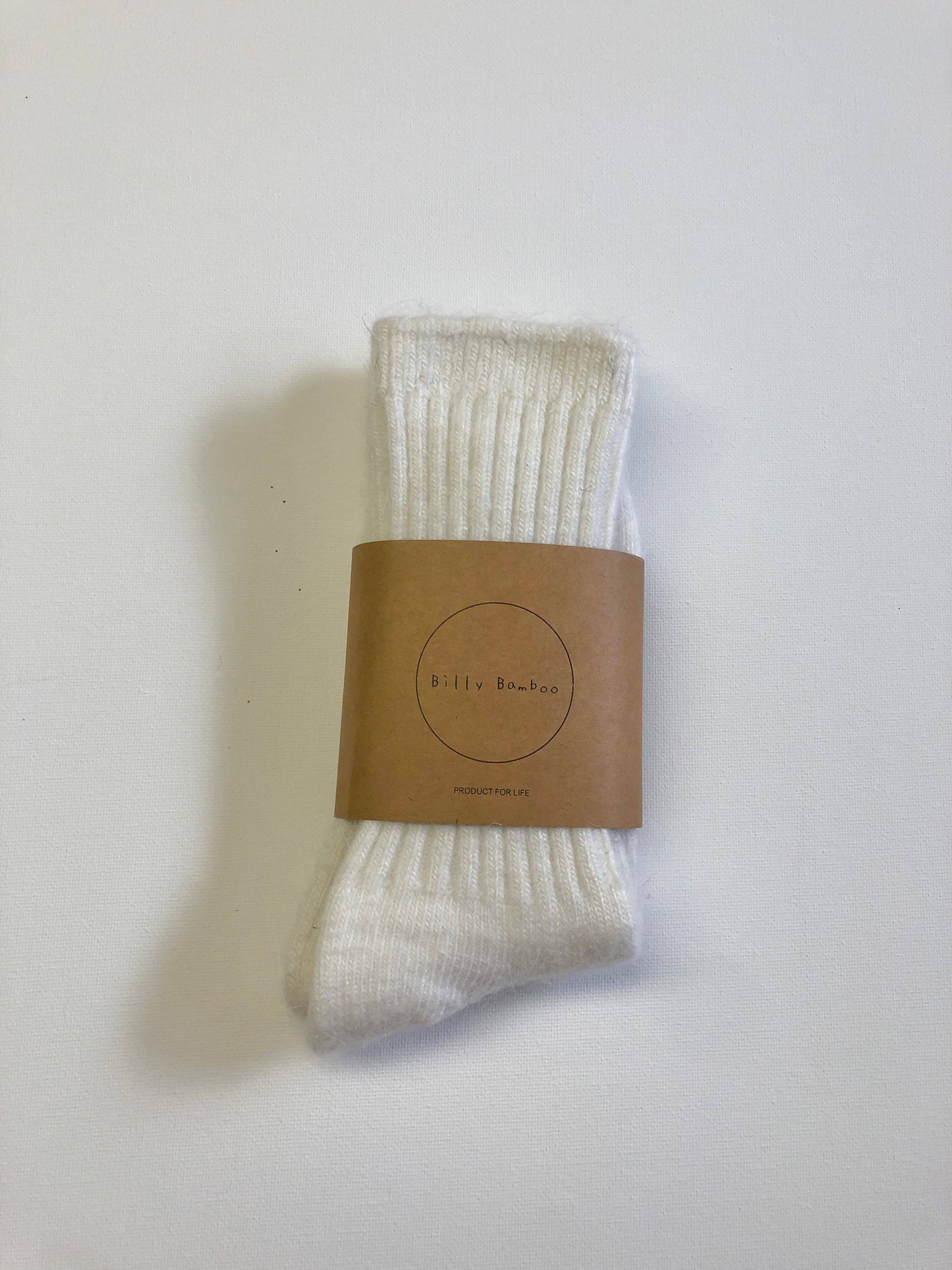 Royal Angora Cabin Socks - Neutrals