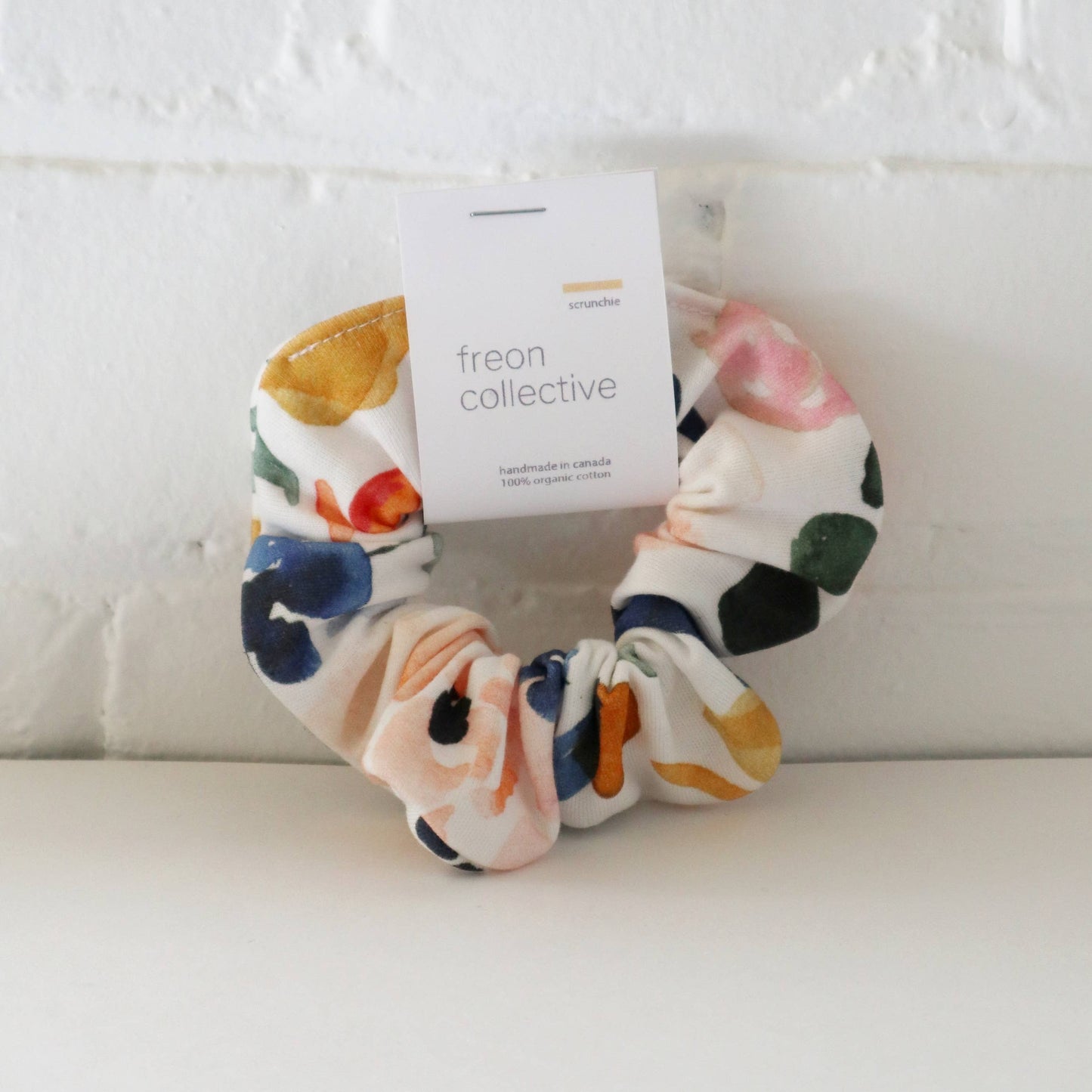Organic Cotton Hair Scrunchie - Sierra Florals