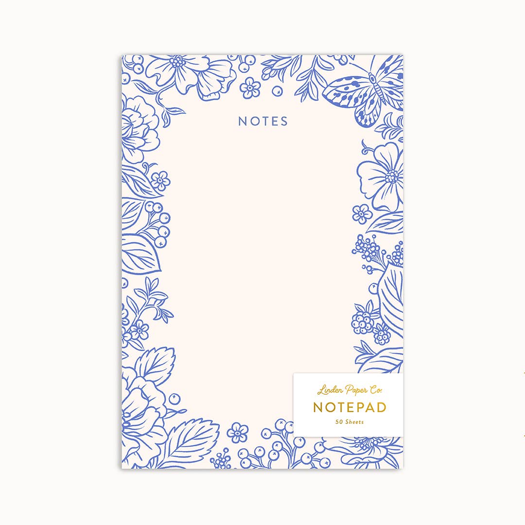 Blue Garden Notes | Notepad