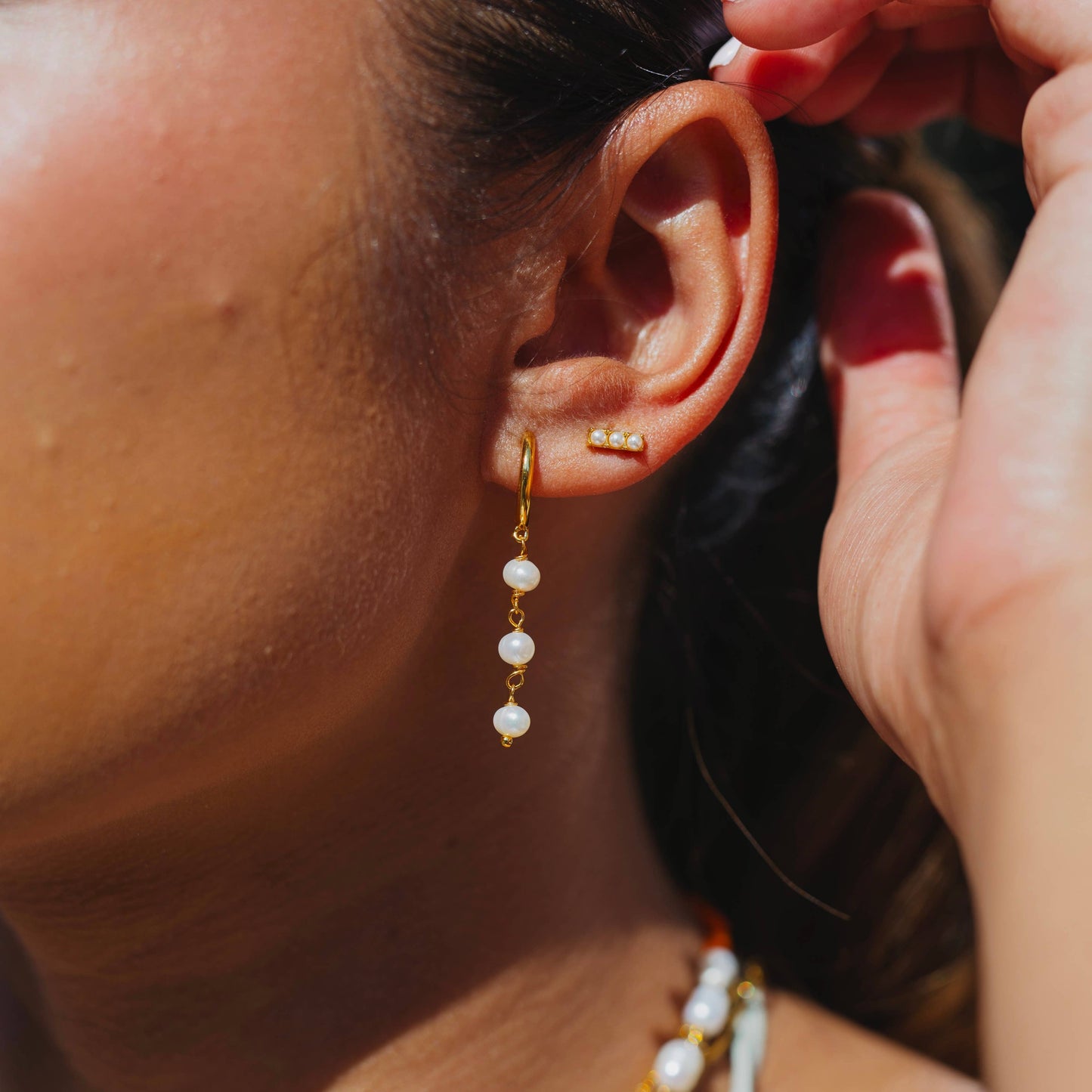 Pearl Drop Earrings 
