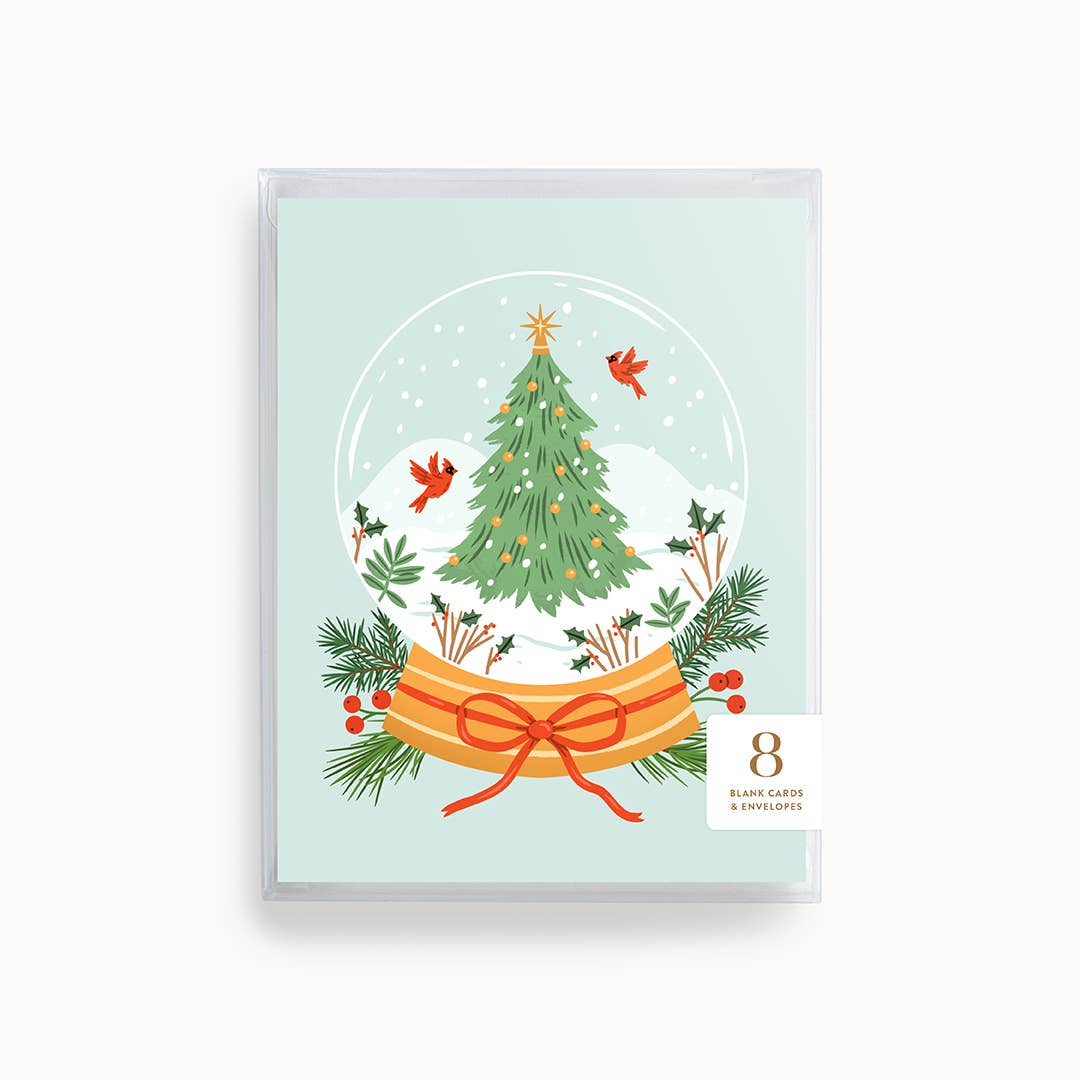 Snow Globe | Greeting Card | Boxed Set of 8