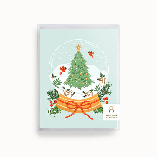 Snow Globe | Greeting Card | Boxed Set of 8
