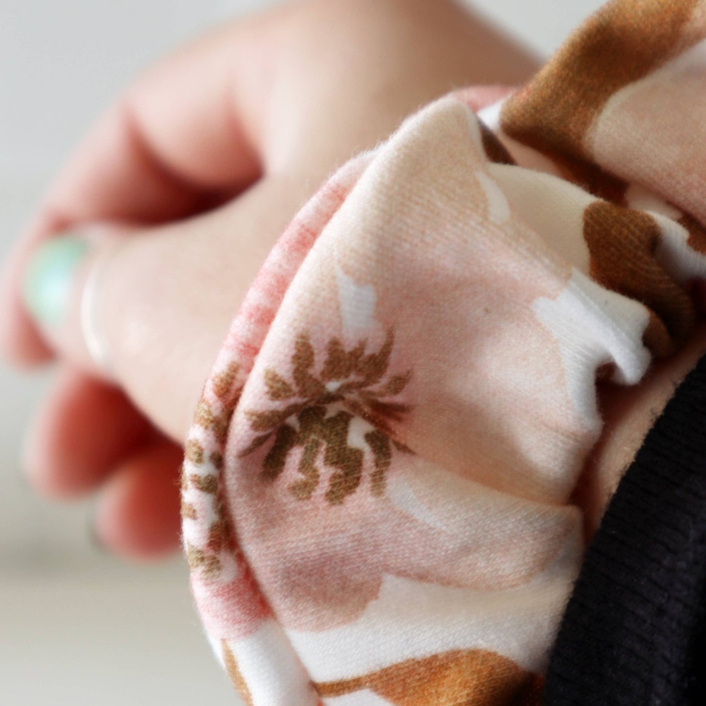 Organic Cotton Hair Scrunchie - Juliet Florals