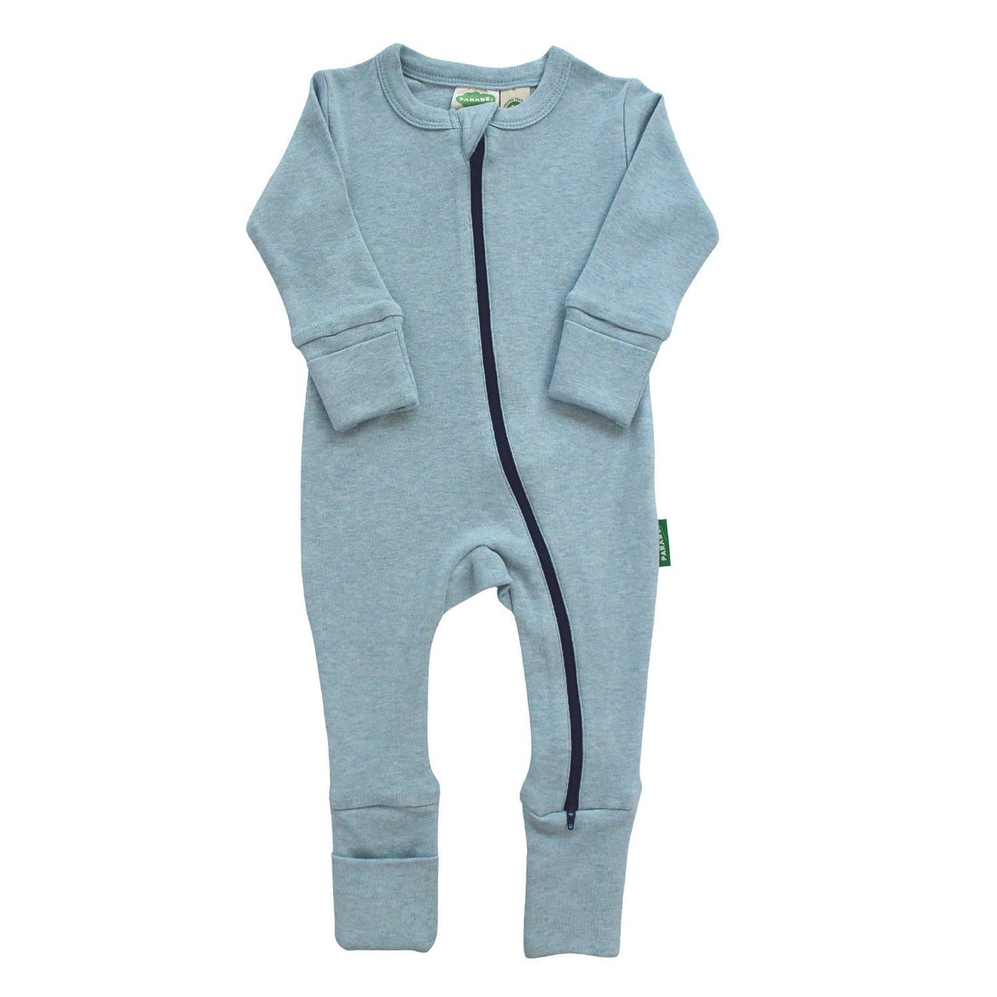 Snuggle Soft Melange '2-Way' Zipper Romper