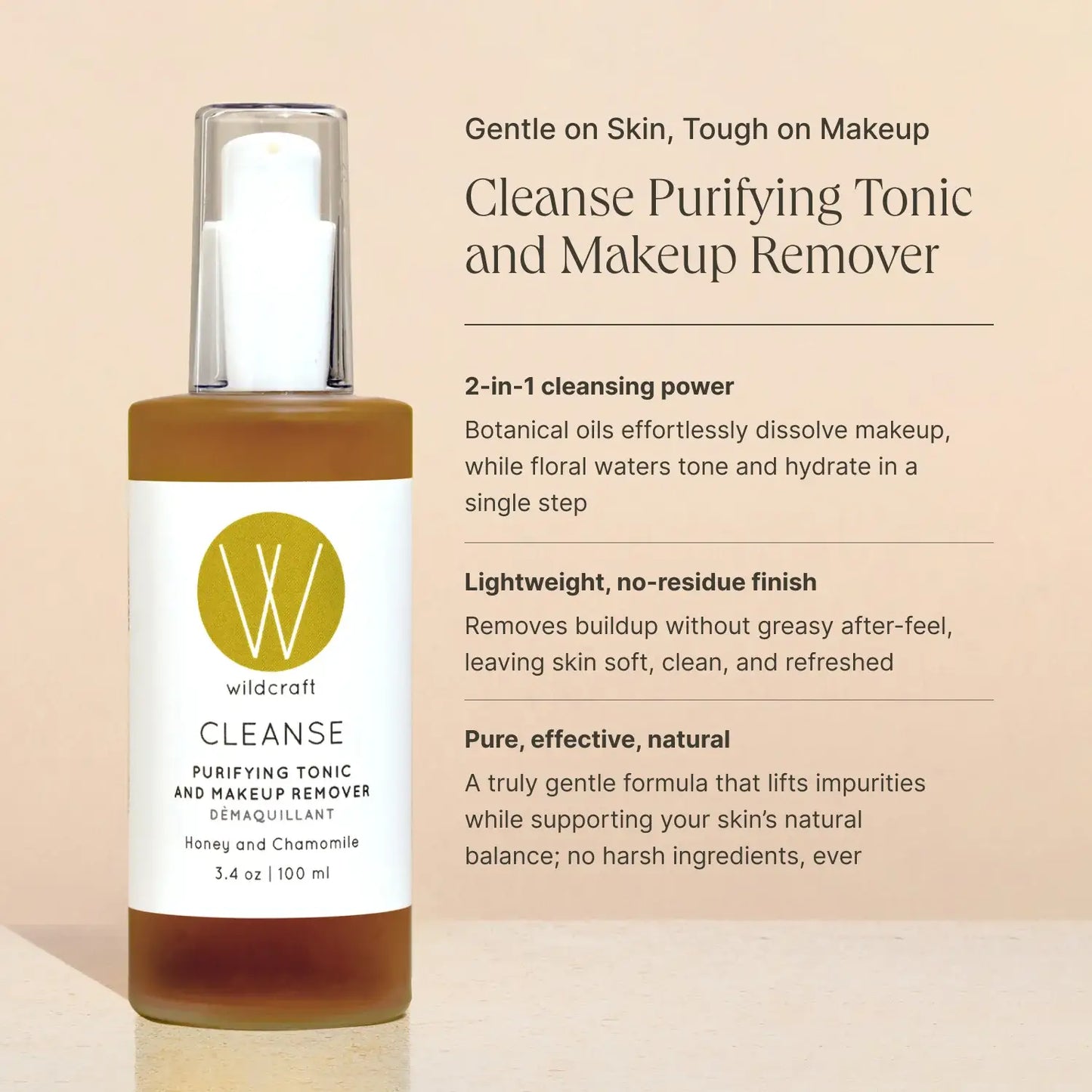 Cleanse Purifying Tonic and Makeup Remover