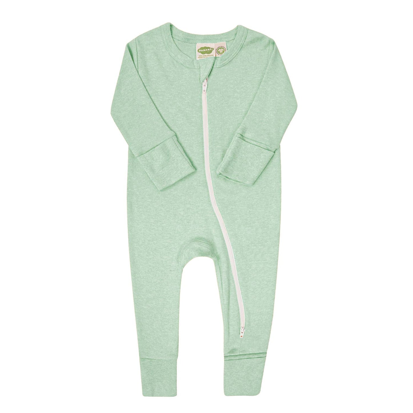 Snuggle Soft Melange '2-Way' Zipper Romper