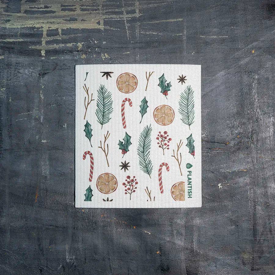 Holly Jolly - Swedish Sponge Cloth Set