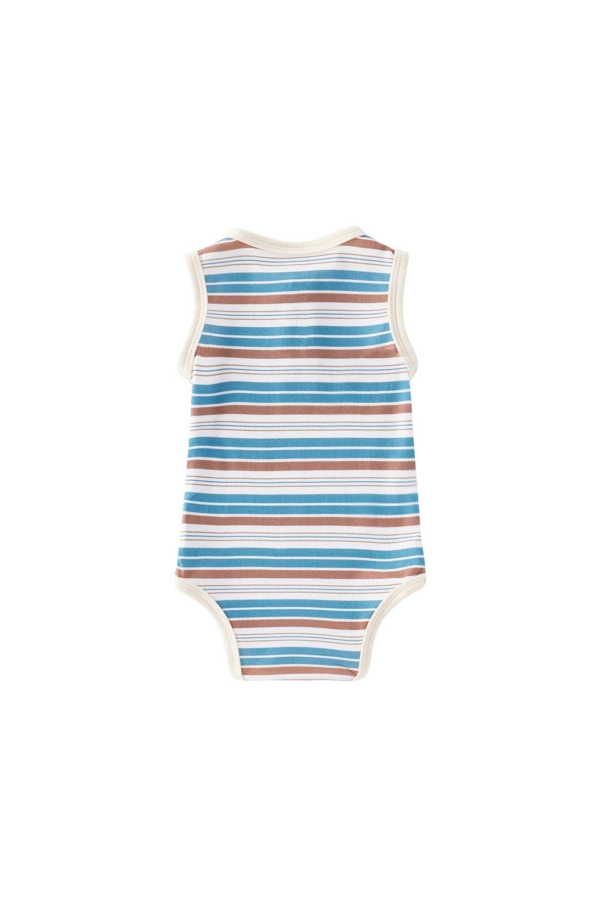 Baby Organic Bamboo Onesie-Stripe