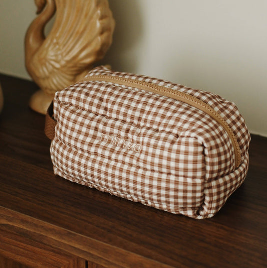 Pouch - Vichy brown
