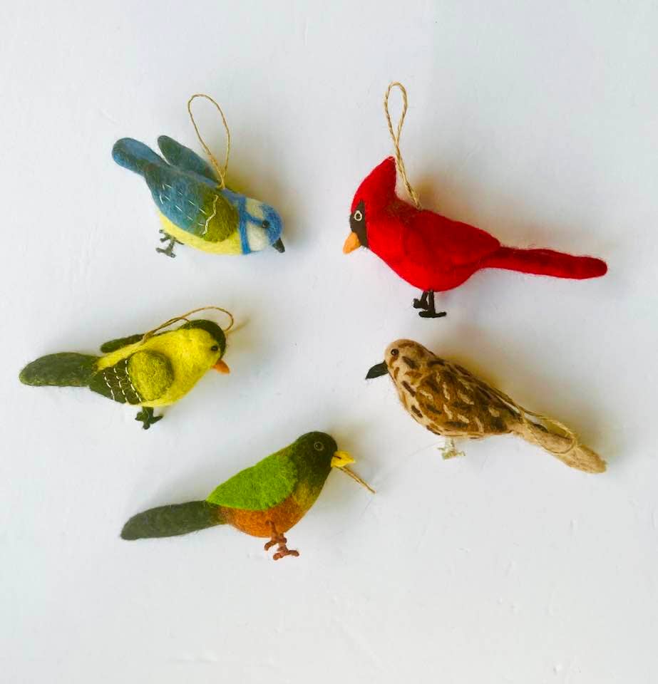 Felt Bird Ornament