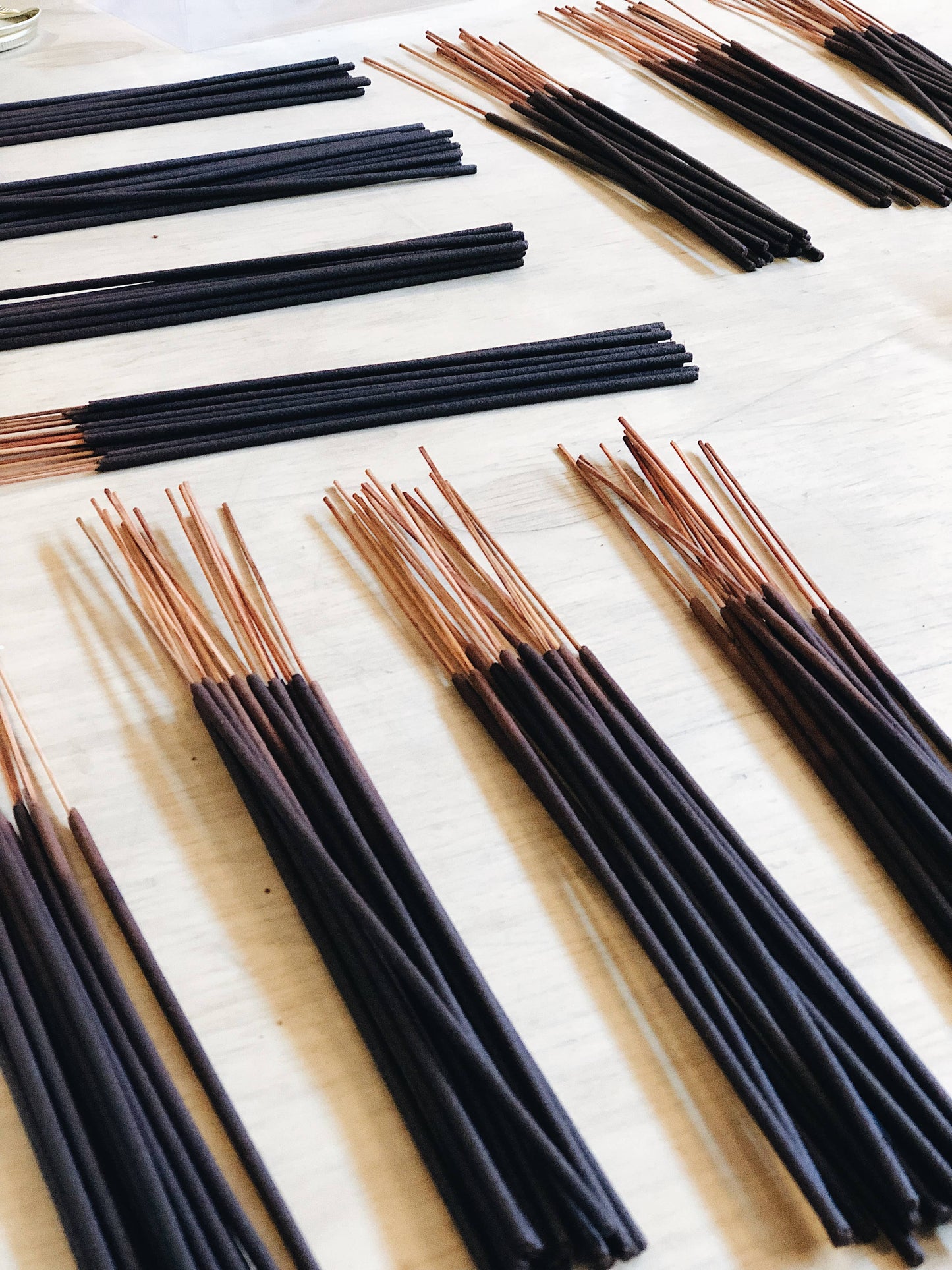 Artisanal charcoal incense sticks - 4 scents