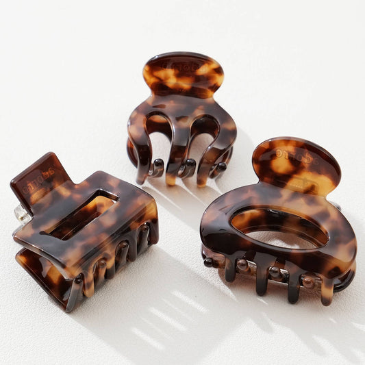 Deep Tortoise Mini | Assorted Mini Claw Clips
