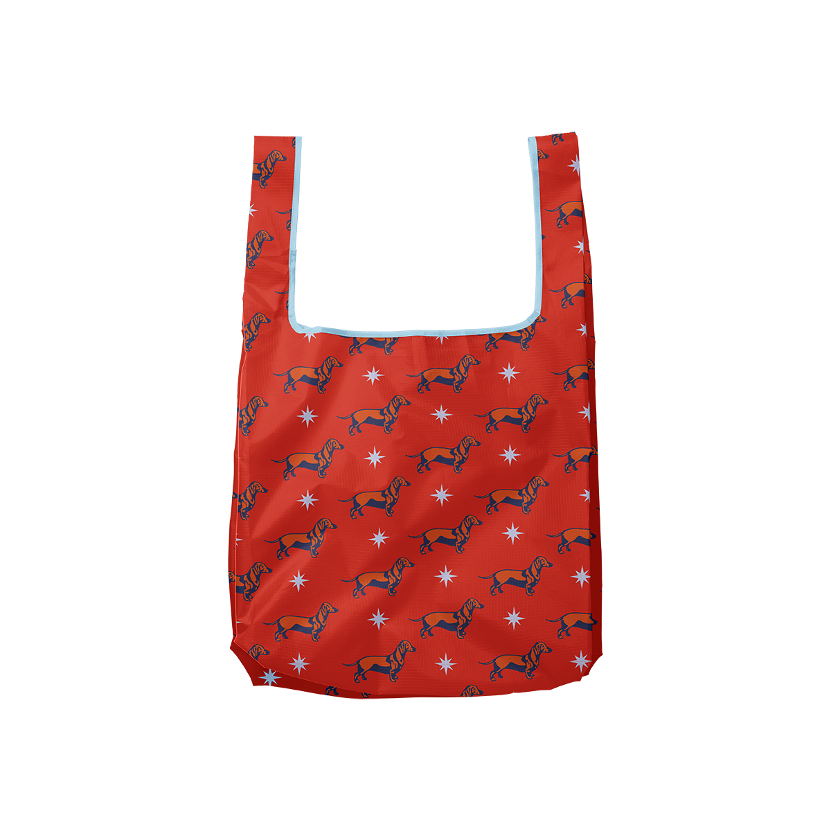 Weenie Starburst Pattern Foldable Nylon Tote