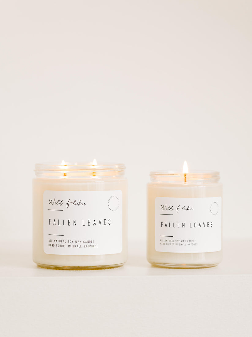 Fallen Leaves Candle