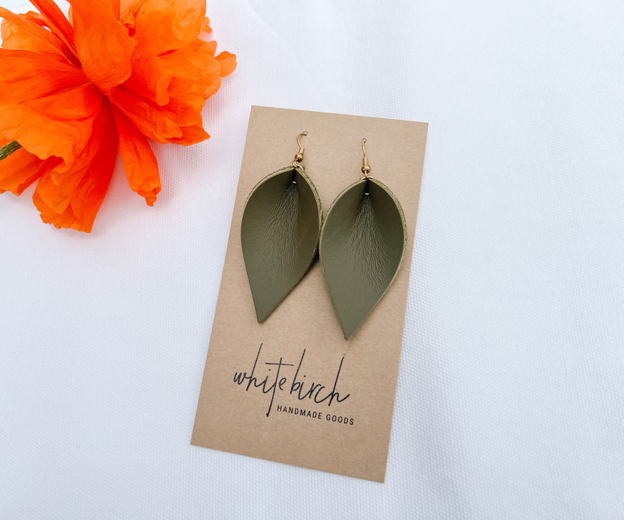 White Birch Handmade Earrings