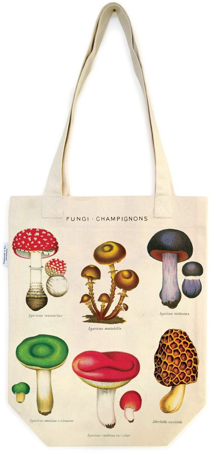 Cavallini Mushroom Tote Bag