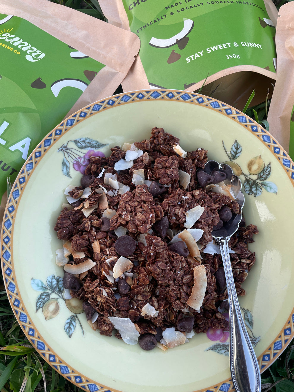 Chocolate Chip Coconut Toasted Granola