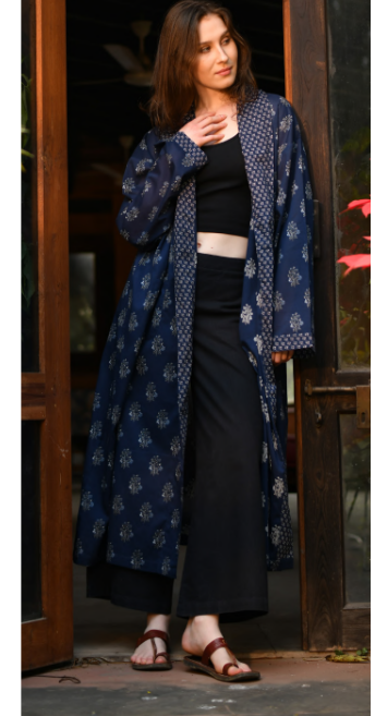 Paisley Long Kimono