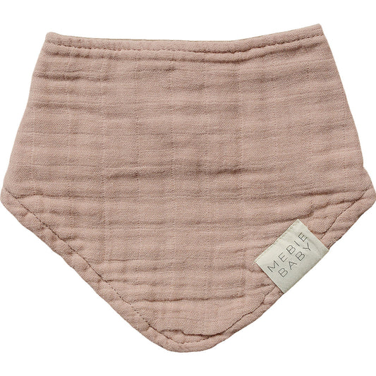 Dusty Pink Muslin Bib