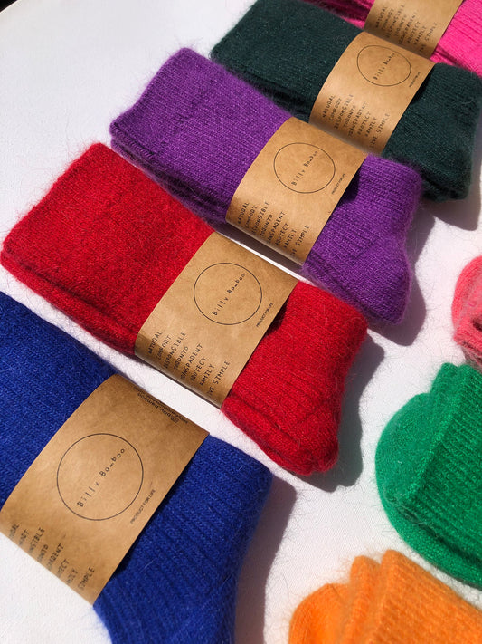 Royal Angora Cabin Socks