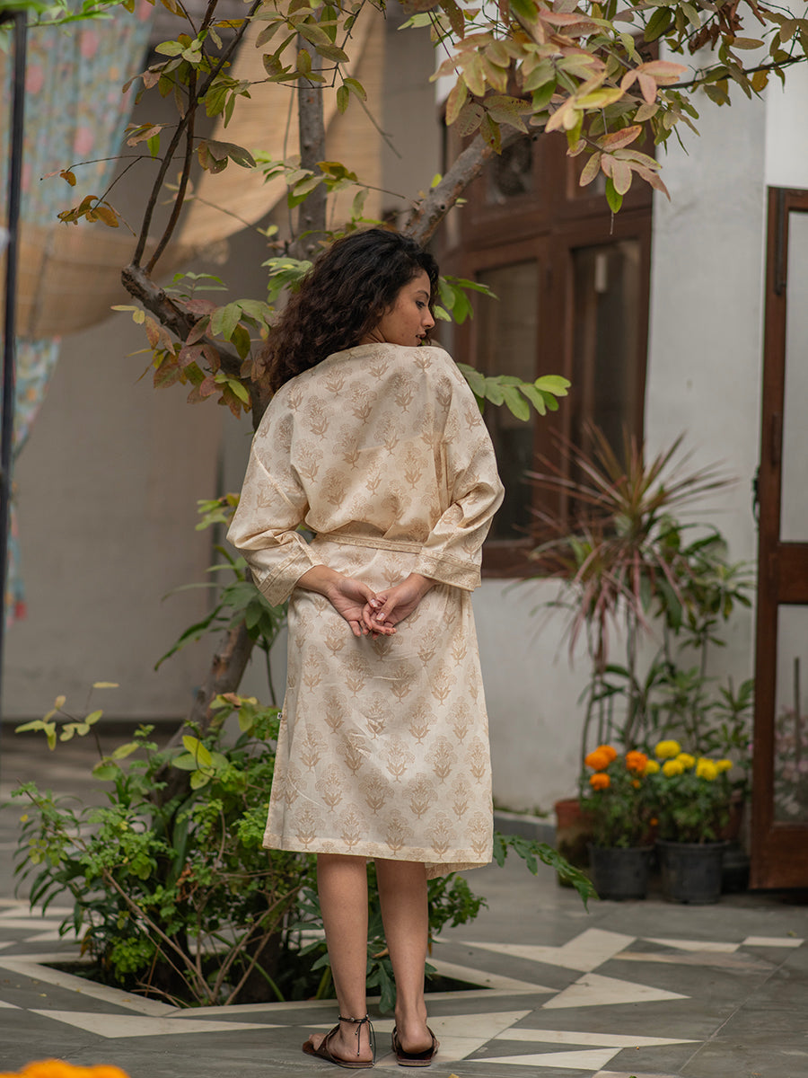 Coffee Block Kimono
