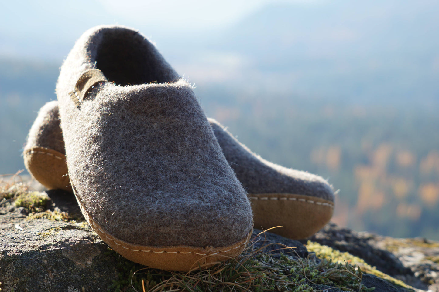 The Cottager Slippers - Greige Merle