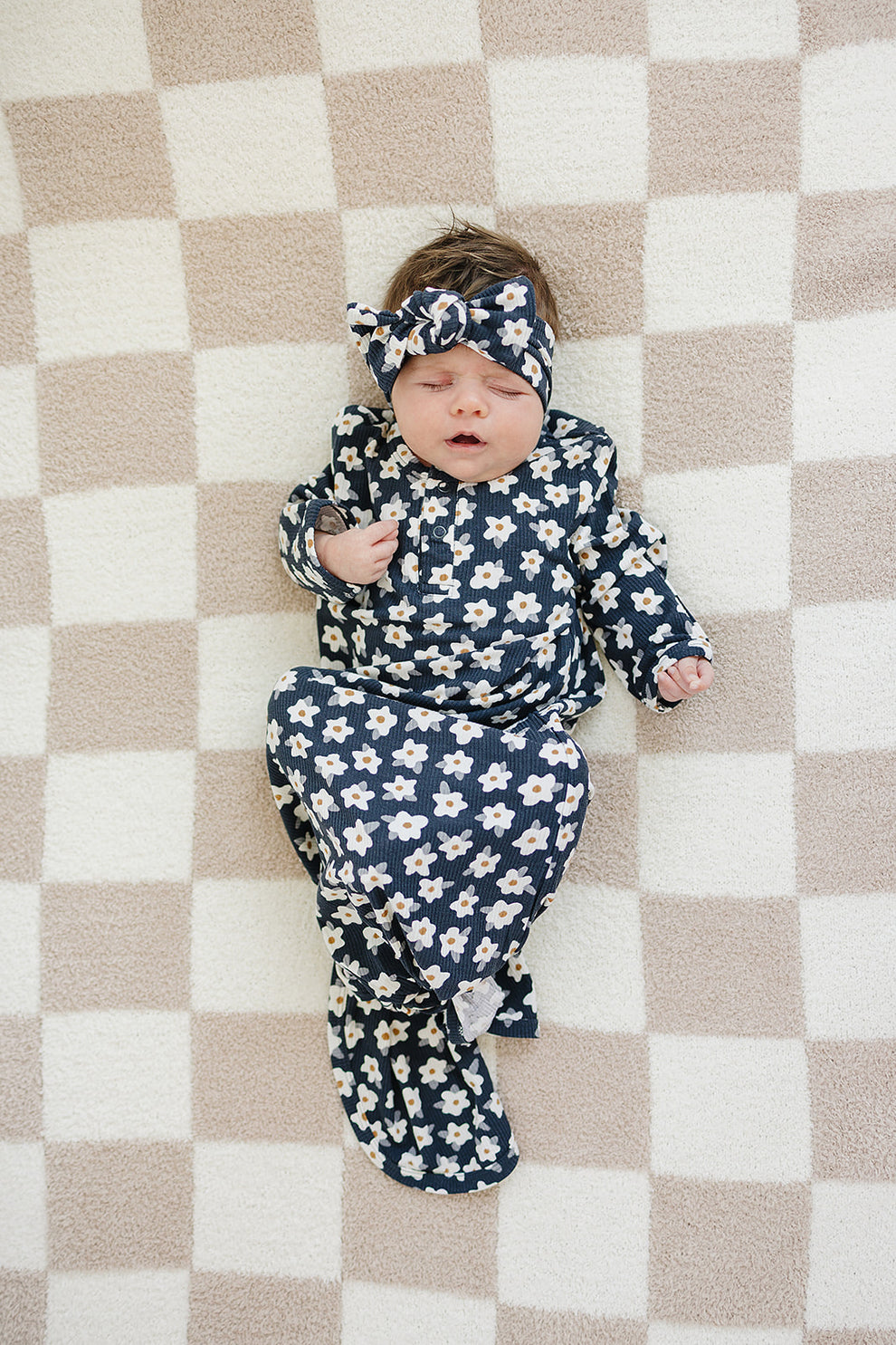 Baby Daisy Bamboo Head Wrap