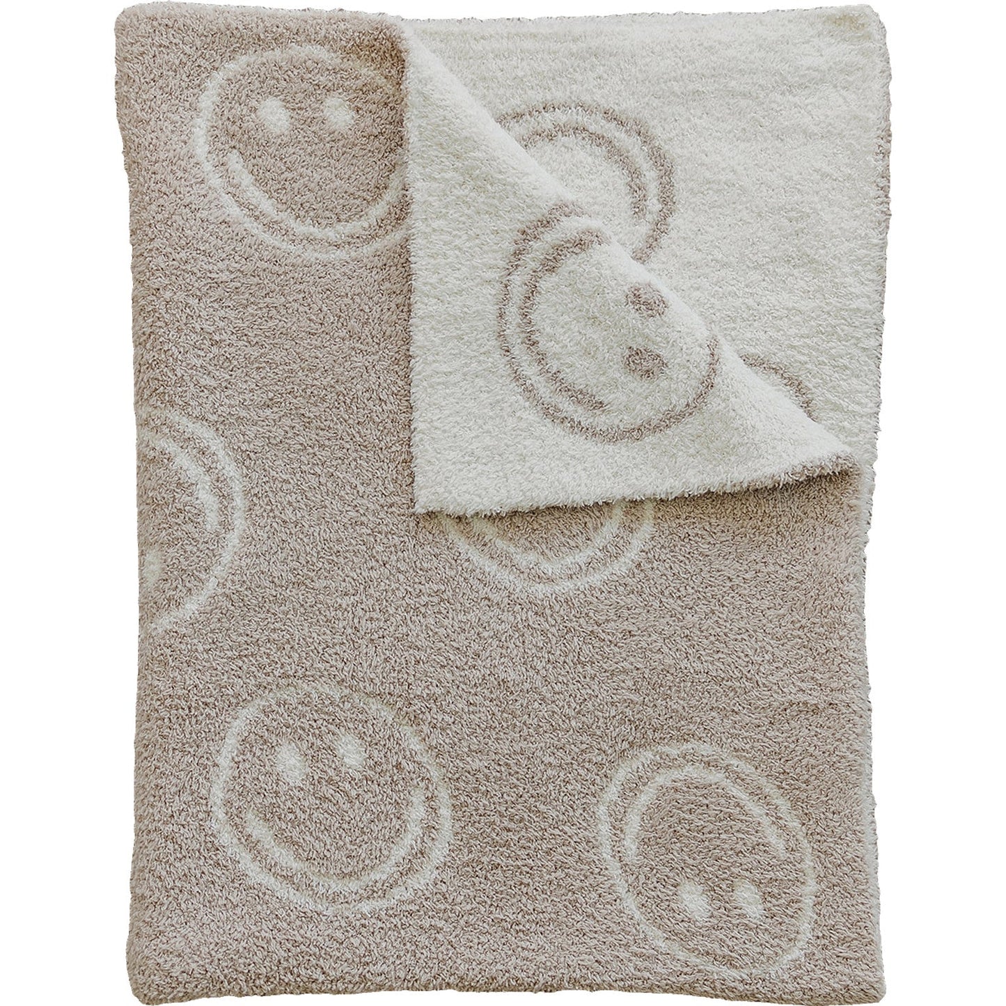Smiley Face Plush Blanket