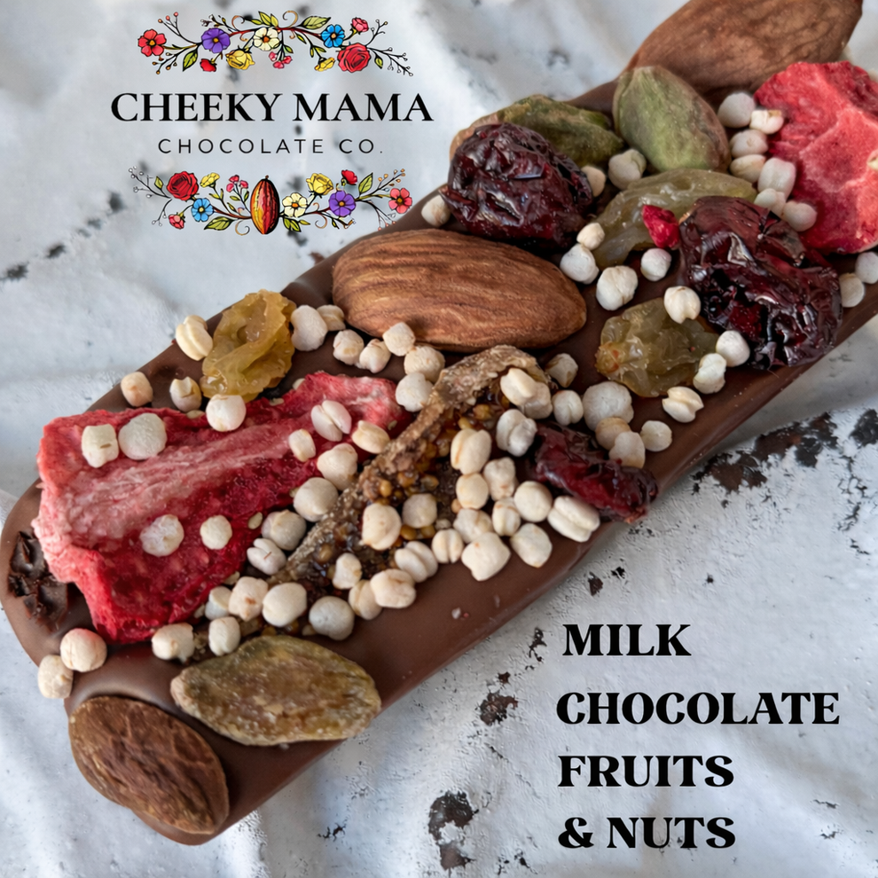 Fruit & Nut Artisanal Belgian Chocolate Bark