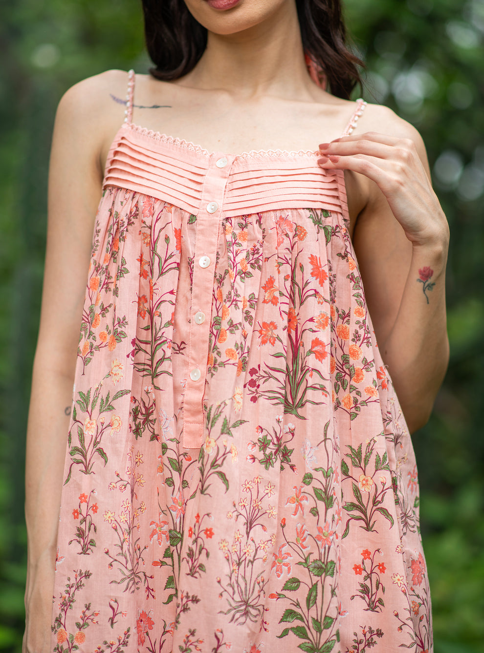 Olivia Nightdress - Garden Blush