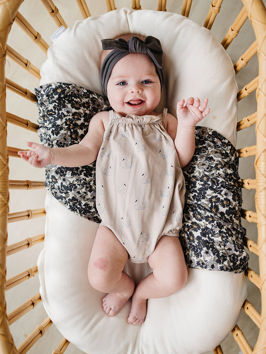 Swan Tank Bubble Romper