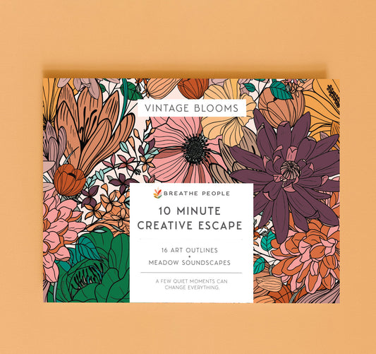 10 Minute Creative Exercise - Vintage Blooms