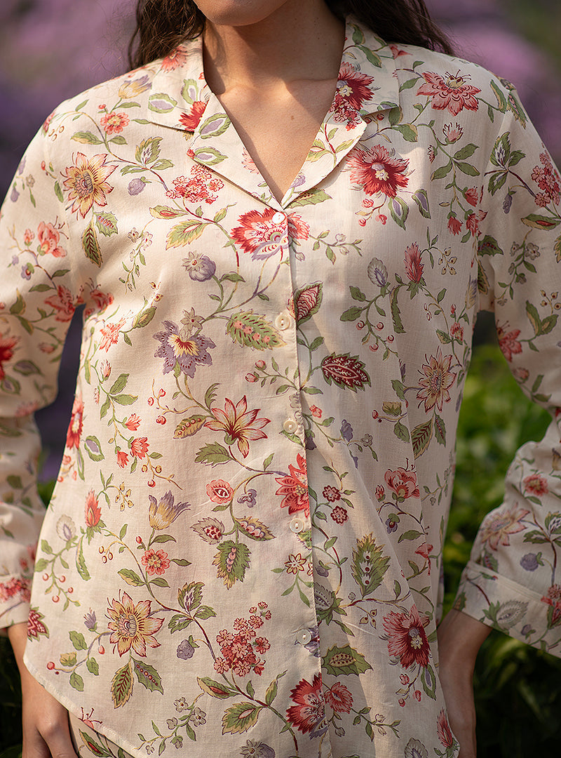 Primrose Floral Cotton Pajamas